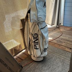 Ping Golf Bag Cover And Clubs