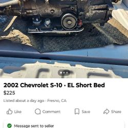 2002chev S10 2.2 Transmission Works Good 