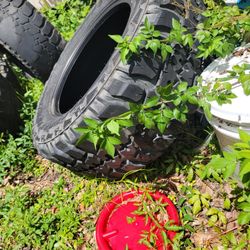 4 Tires 35x12.50.   2 Of The Tires Are Basically Brand New. 1 Is Worn Pretty Bad And The Last Is Pretty Low But Could Be Used As A Spare