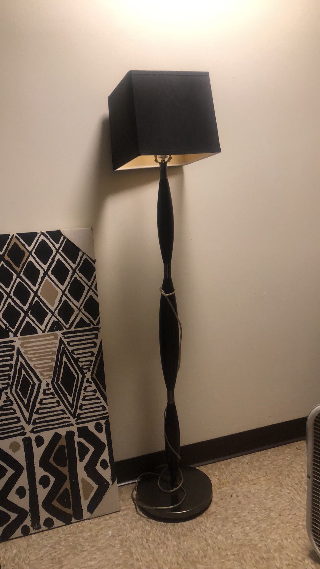 Tall Black Floor Lamp