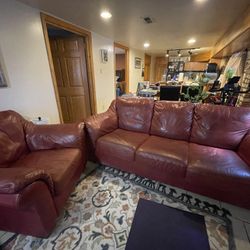Leather Sofa Bed And Chair