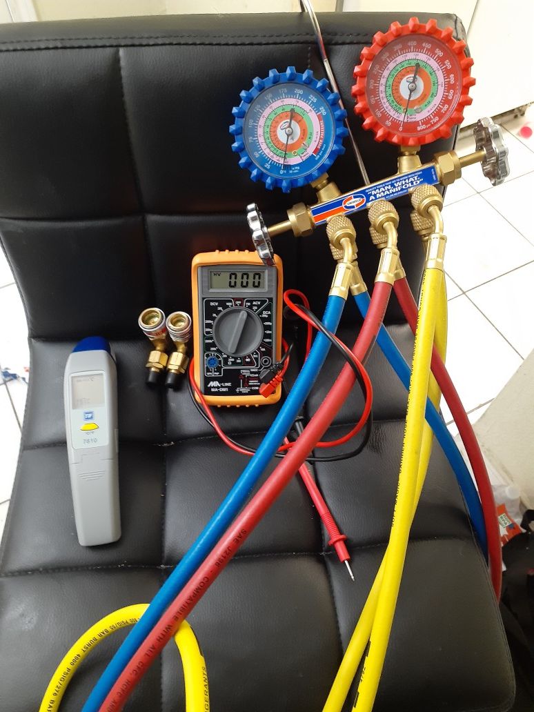 H.v.a.c equipment for technician