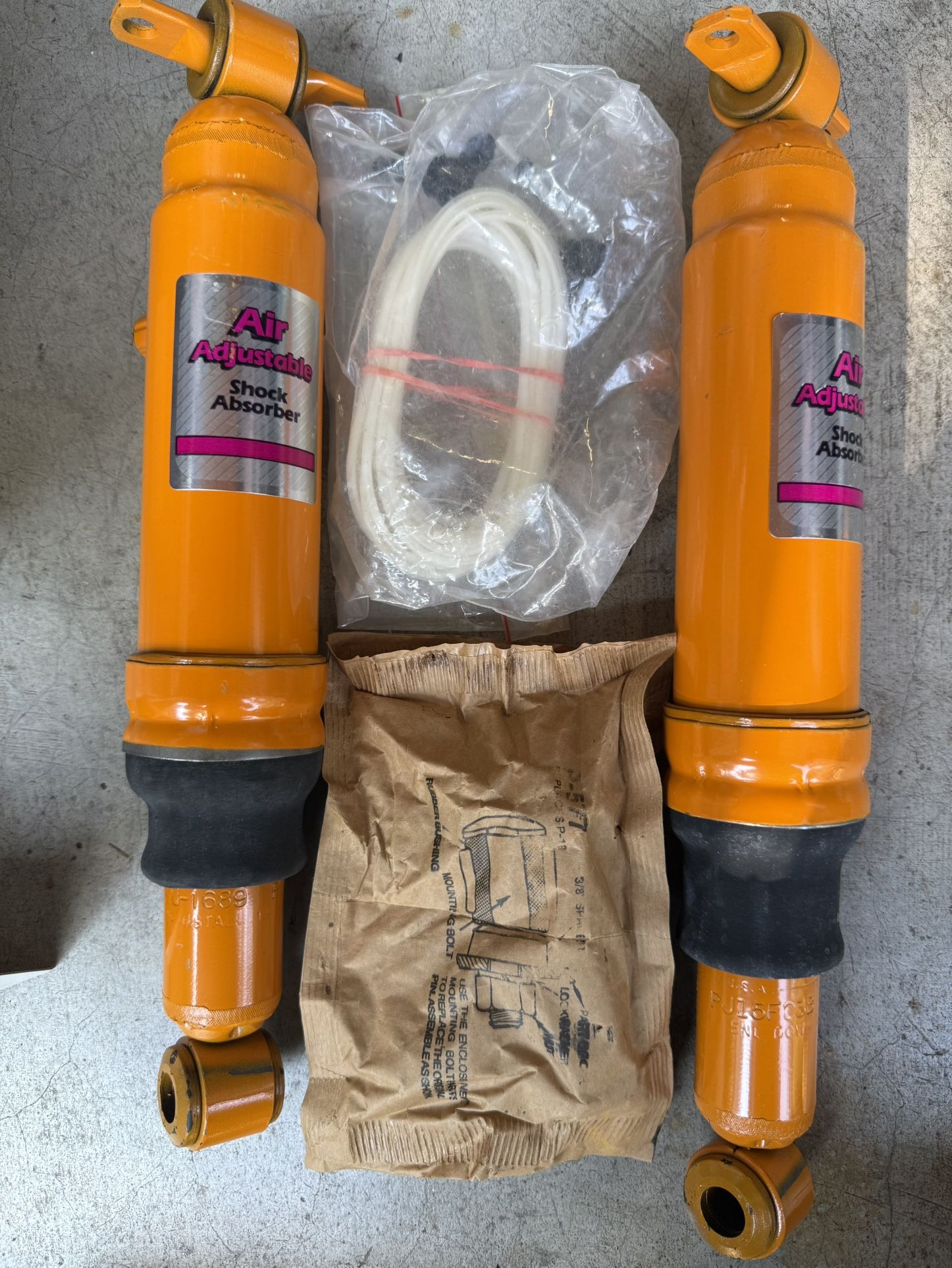 New Air Shocks With Mounting Hardware