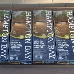 NEW Home Depot 166 Lumen Low Voltage Black LED Outdoor Deck Light Lot of 6 Deck 1005 711 154 Porch