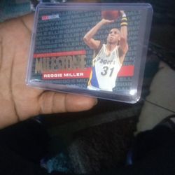 1995 Skybox Reggie Miller Basketball Card #213