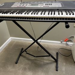 Electric Piano Keyboard With Stand