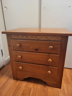 Wooden nightstand