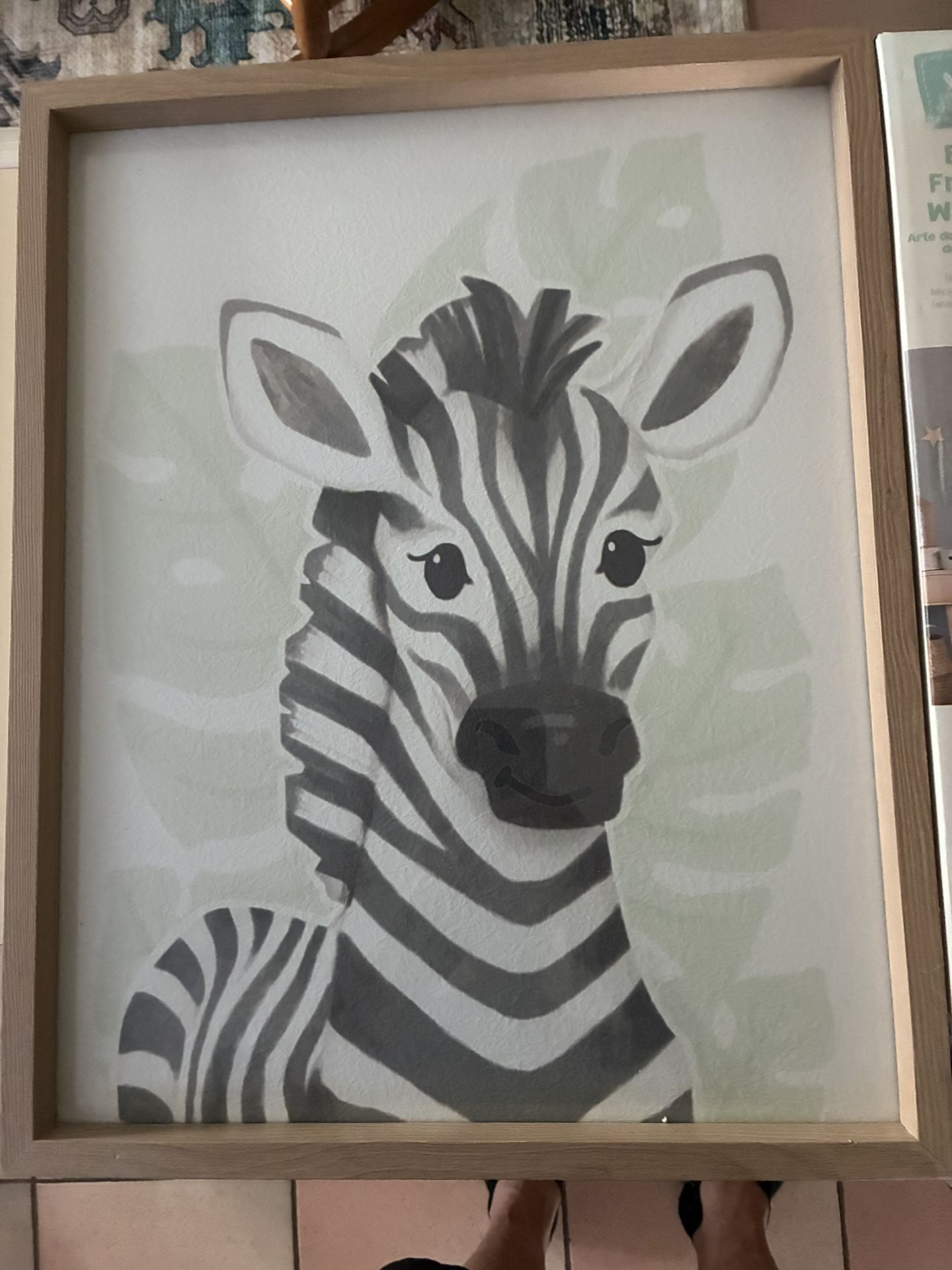 Baby wall Art Zebra