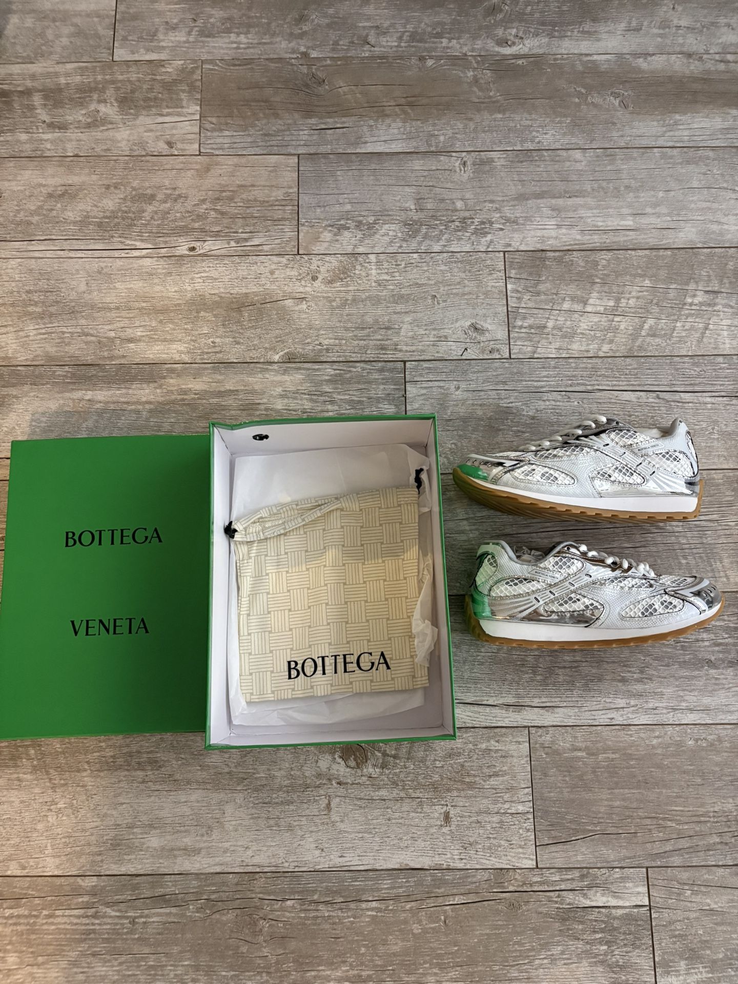 Bottega Veneta White Orbits