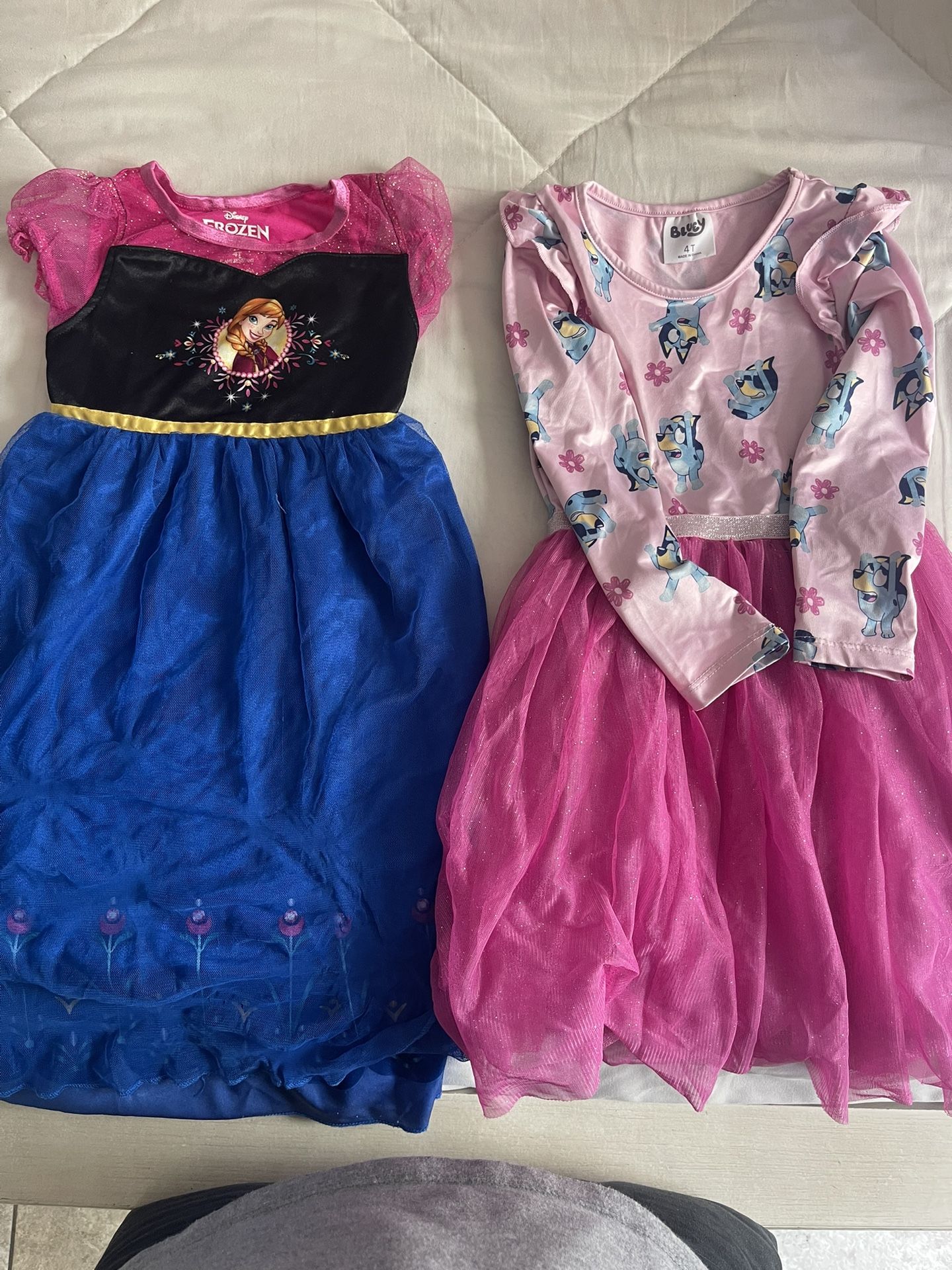4T Disney girls dresses