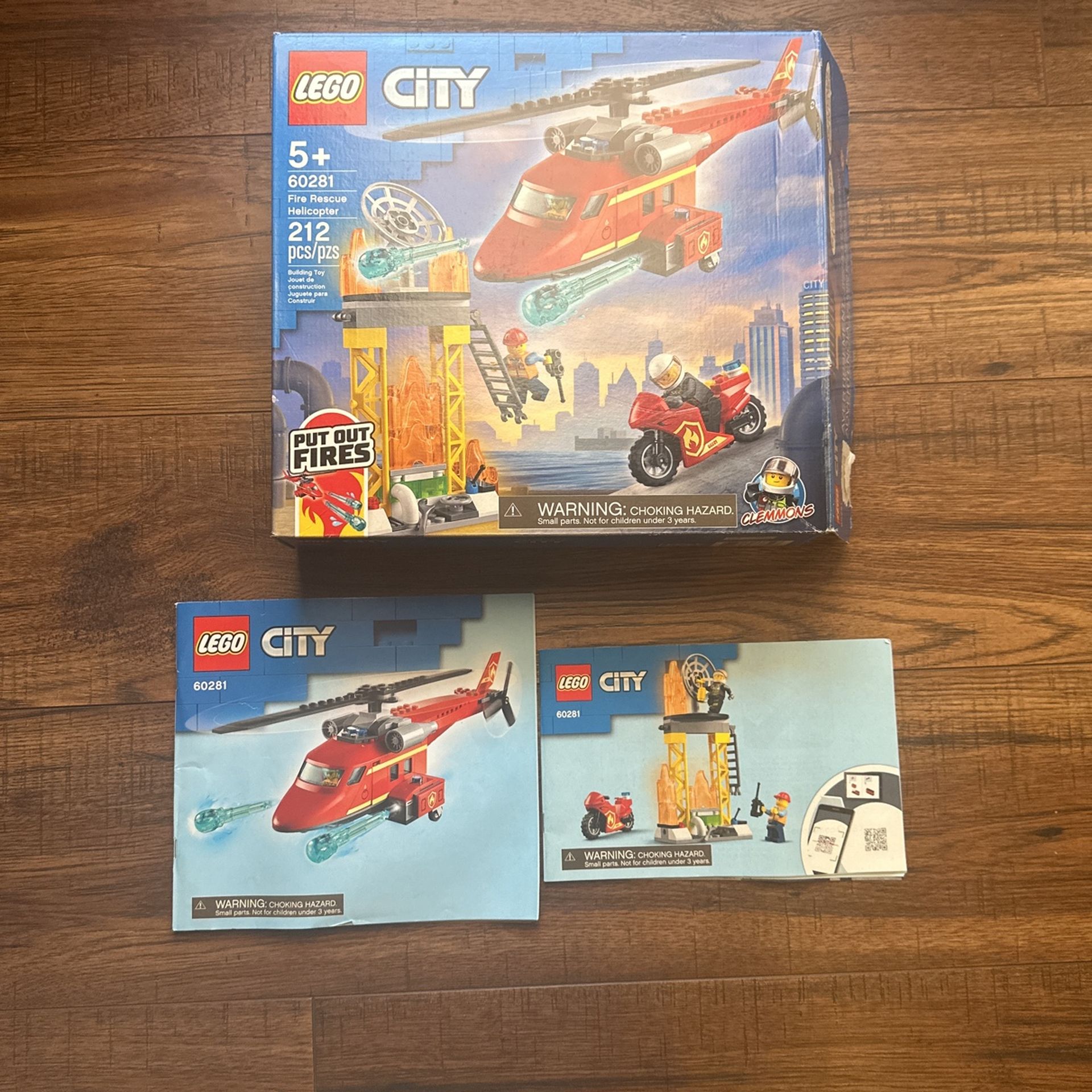 LEGO City- Set # 60281- Fire Rescue Helicopter