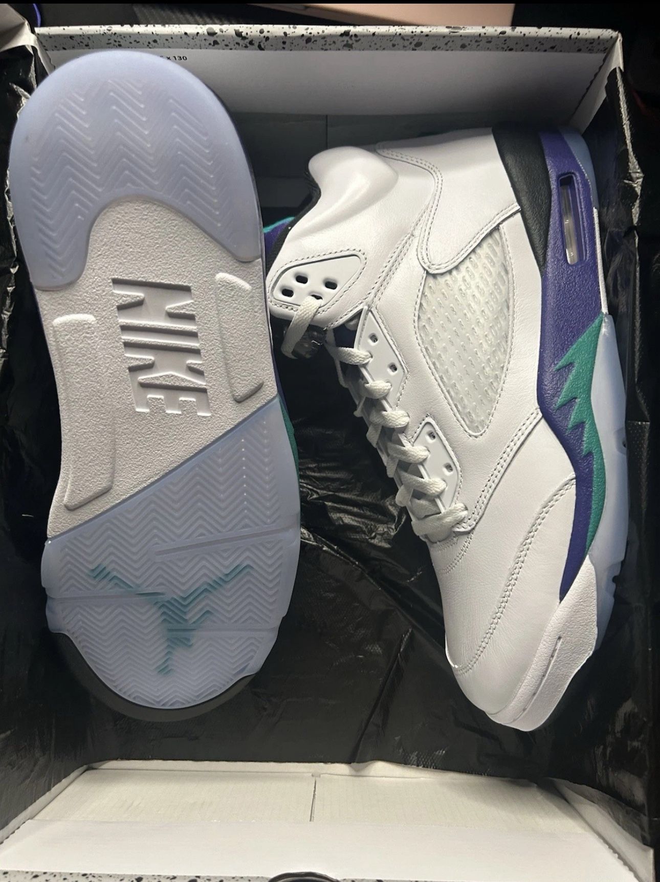 Jordan 5 Grapes size 12 Brand new