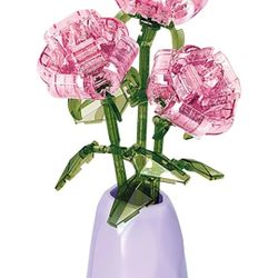 Flower Bouquet Building Set with Vase