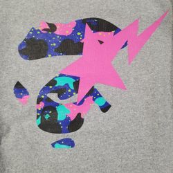 BAPE Kid Cudi Sta Head Crewneck Grey