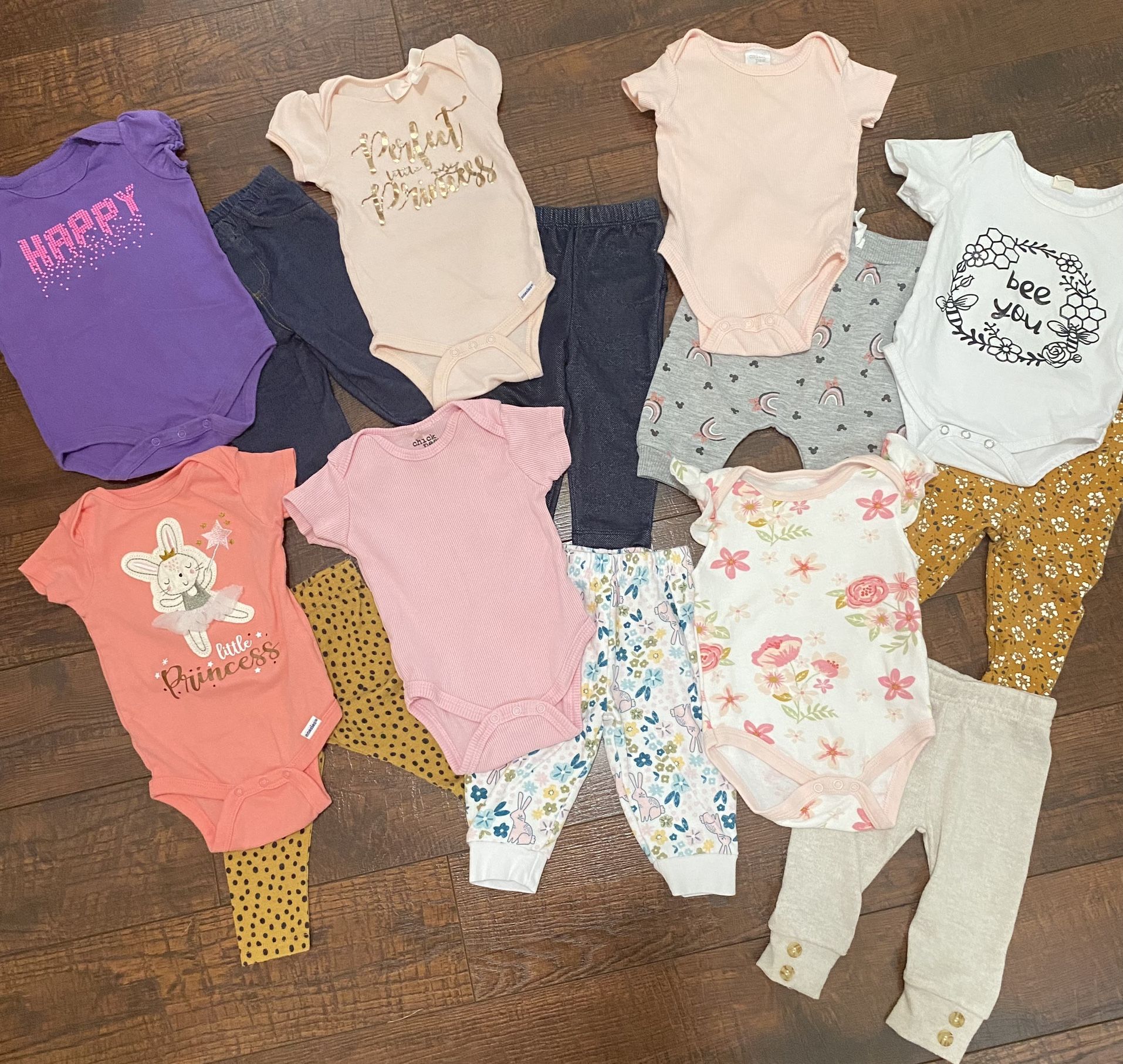 Baby Girl Bundle Size 3-6 Months
