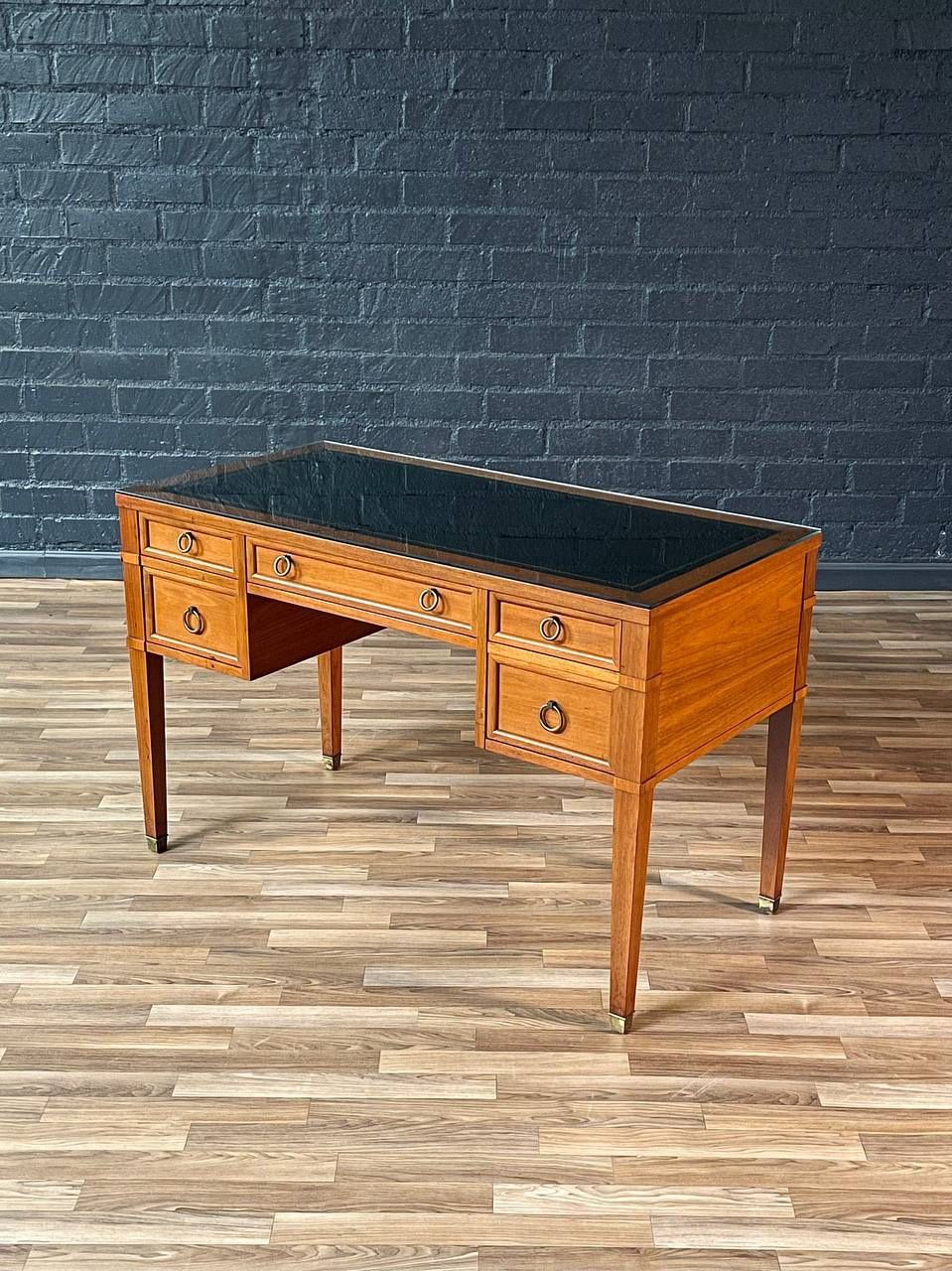 Mid-Century Modern Desk w/ Leather Top by Milling Road, c.1960’s
- Delivery Available