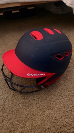 Boombah Softball Helmet + Face Cage (like new)