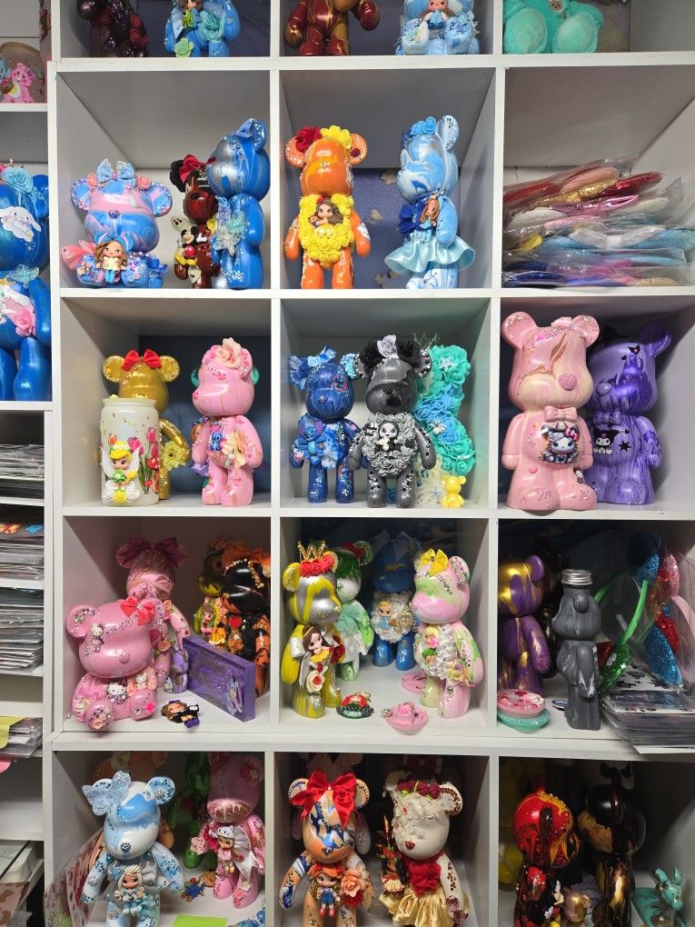 9in Character Bears Hand Made