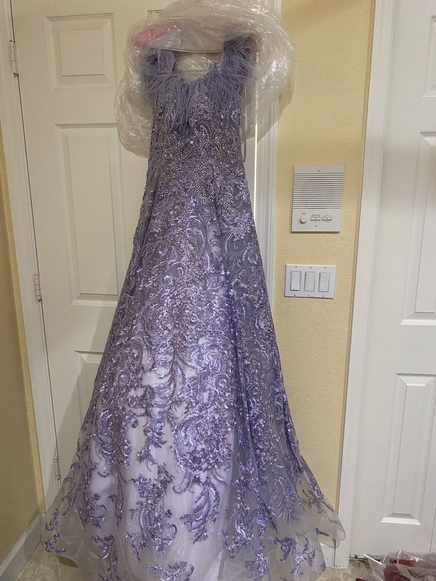 Purple Prom dress new