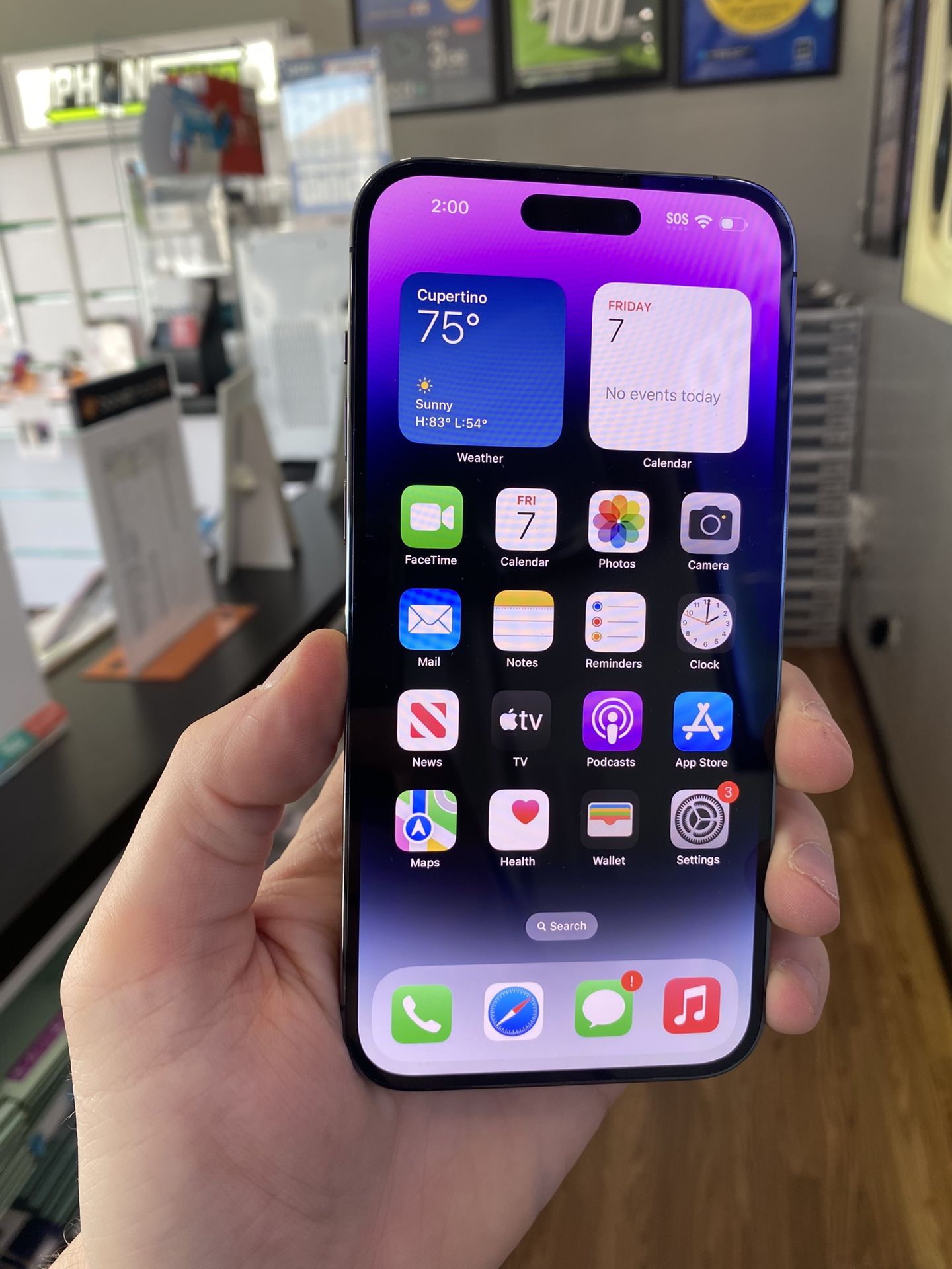 Unlocked iPhone 14 Pro Max 256GB Purple