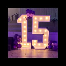 Marquee Letters And Numbers