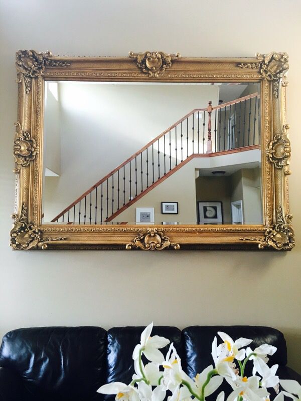 Vintage Floor to ceiling French Gilded Mirror