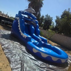 Kid's inflatable water summer slide