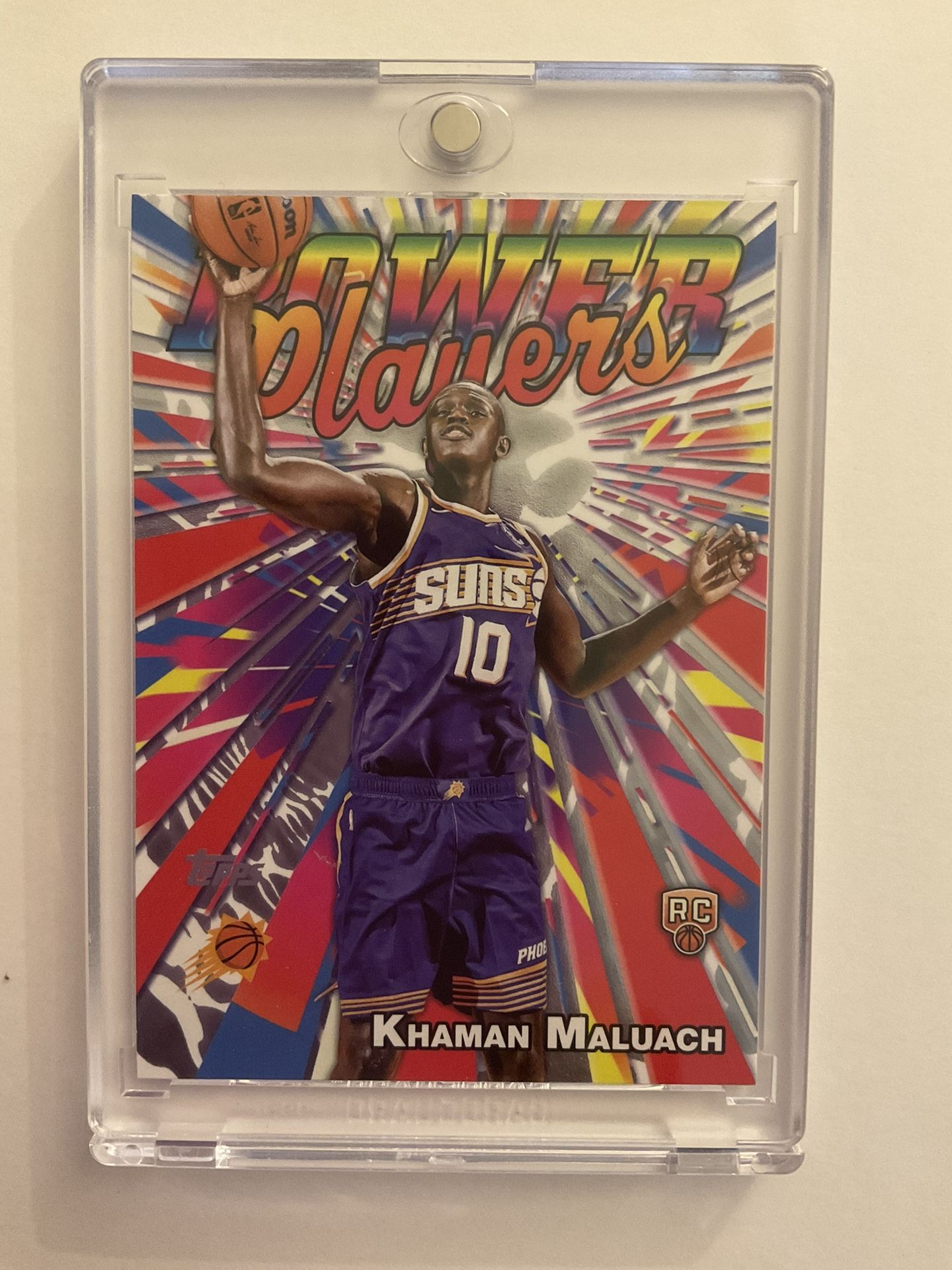 Khaman Maluach Power Players Rookie Card