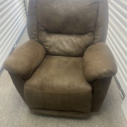 Leather Rotating Recliner 