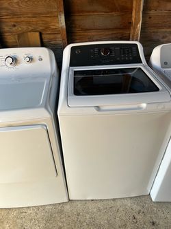 Set washer and dryer GE Used warranty