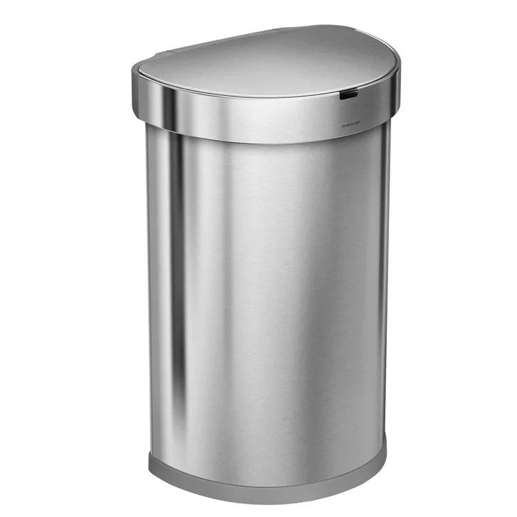 New in box simplehuman 45L Semi Round Sensor trash Can. Costco sells for $125 plus tax.