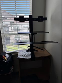 Brand New Ergotron WorkFit-S Dual Sit-Stand Workstation (Open Box)