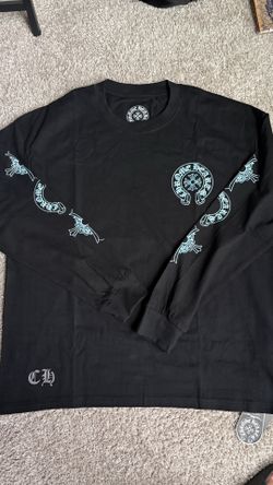 Light blue chrome heart longsleeve