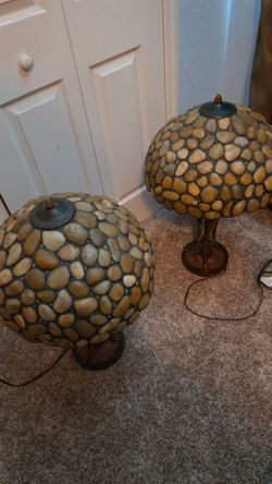 Roomstogo timeless serenity limited edition lamps with rock lampshades