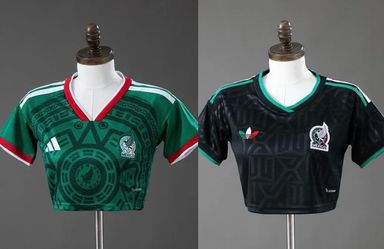 Women’s Mexico 2026 World Cup crop top jersey