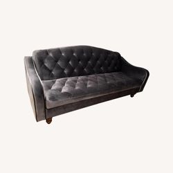Urban Outfitters Couch Ava Velvet Tufted Sleeper Sofa