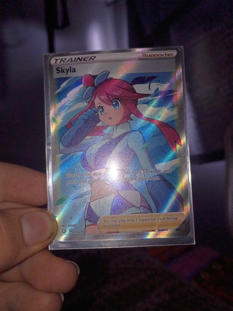 Skyla Full Art Pokemon Card