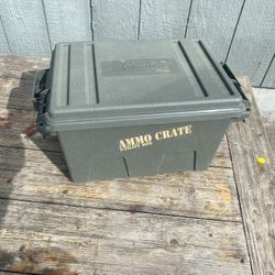 Ammo Crate Utility Box Army Green