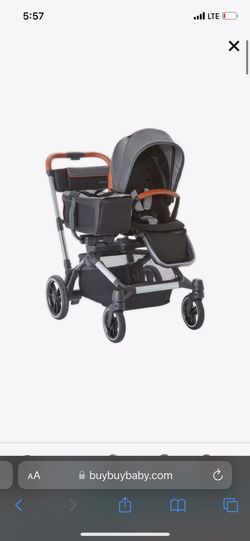 Contours element convertible stroller-  side by side single to double stroller 
