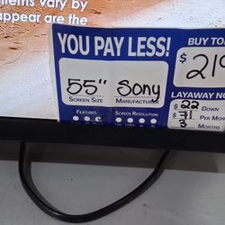 Sony 4k 55 Inch 