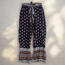 Tribal wide leg pant size medium 