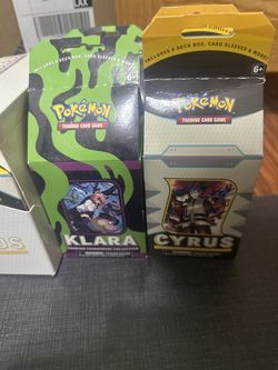 Pokémon TCG Cyrus and Klara Premium Tournament Collection Display Sealed