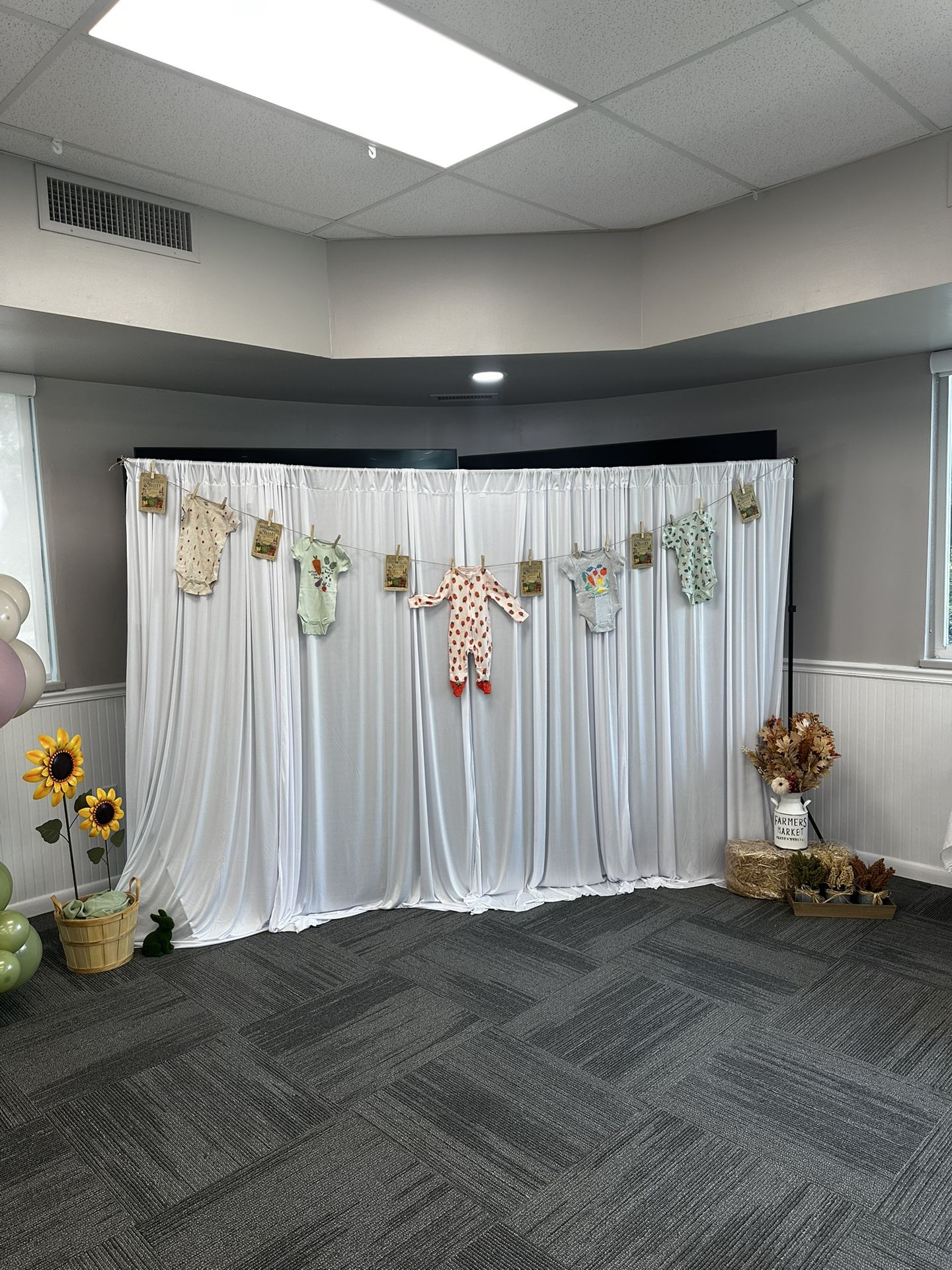 Metal Arch For Curtains/backdrop W/curtains 