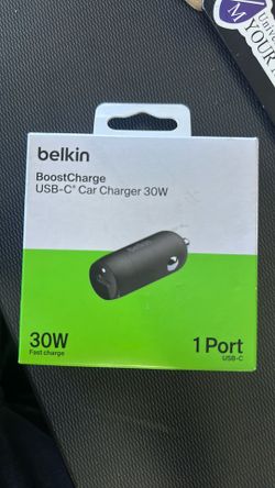 Belkin boostCharge USB-C car charger 30W