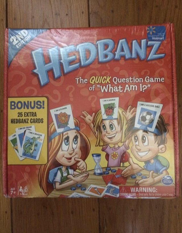New Sealed Hedbanz Family Board Game