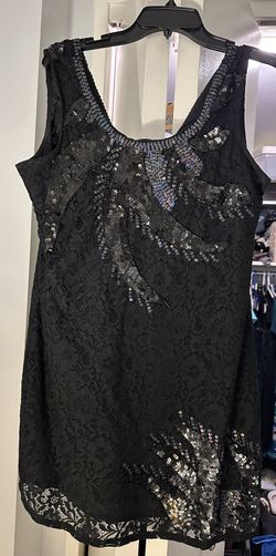 Juicy Couture - Lace and Sequins Black Dress - Like New