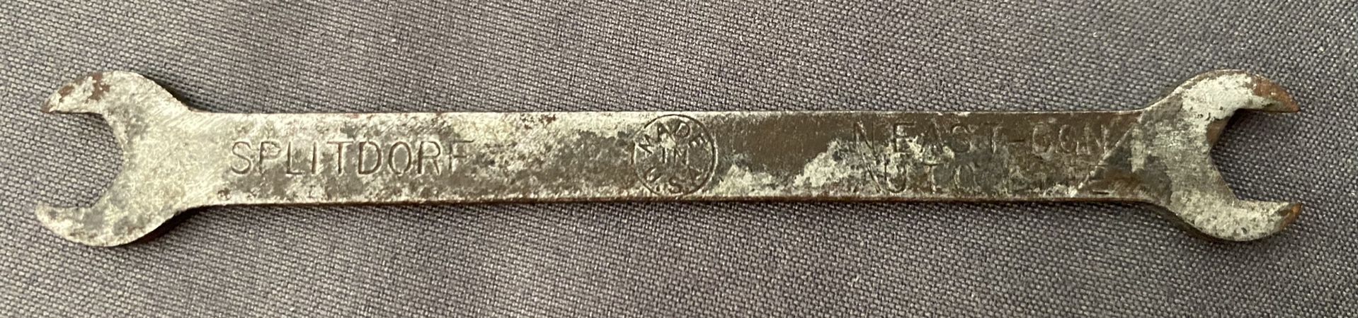 Splitdorf Open ended Wrench made in USA Vintage