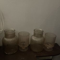 4 Decor Vases ($12)