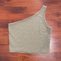 Brown one Shoulder Top