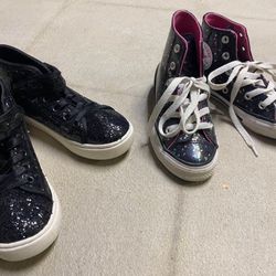 Girls sneakers Converse Sz 11 and Wonder Nation Sz 12